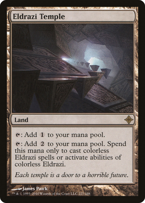 Eldrazi Temple (ROE-227) - rare - Foil
