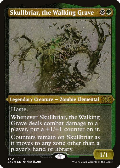 Skullbriar, the Walking Grave (2X2-540) - rare - Etched Foil