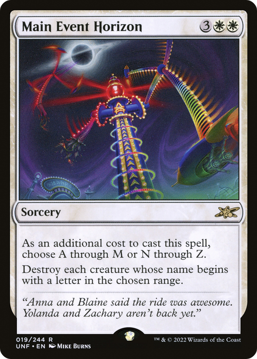 Main Event Horizon (UNF-019) - rare - Foil