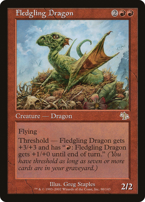 Fledgling Dragon (JUD-090) - rare