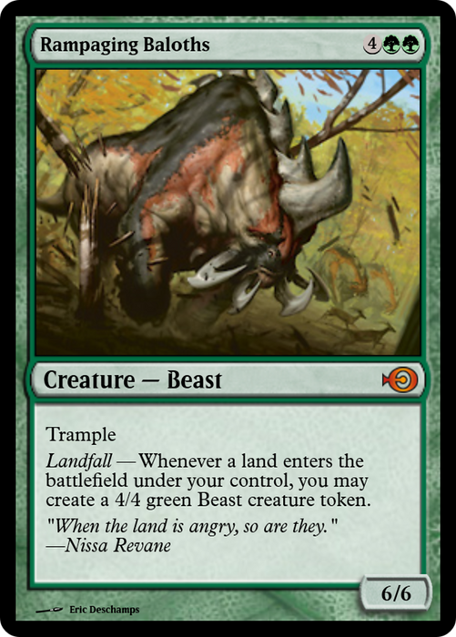 Rampaging Baloths (PRM-35140) - mythic - Foil