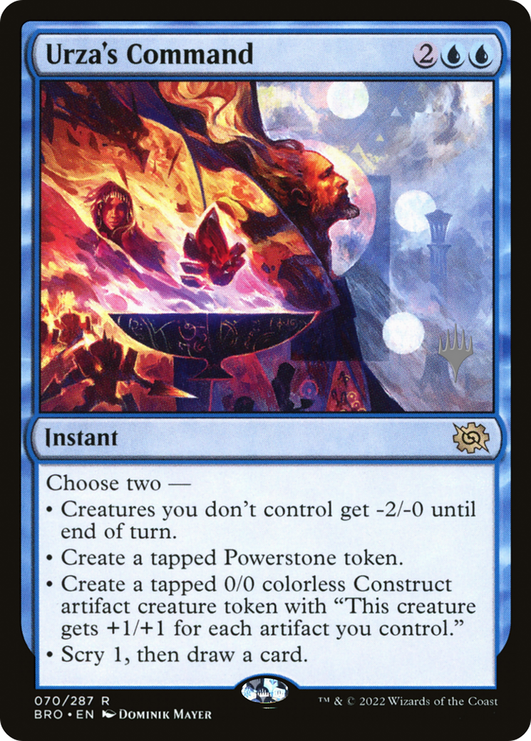 Urza's Command (PPBRO-70P) - rare - Foil