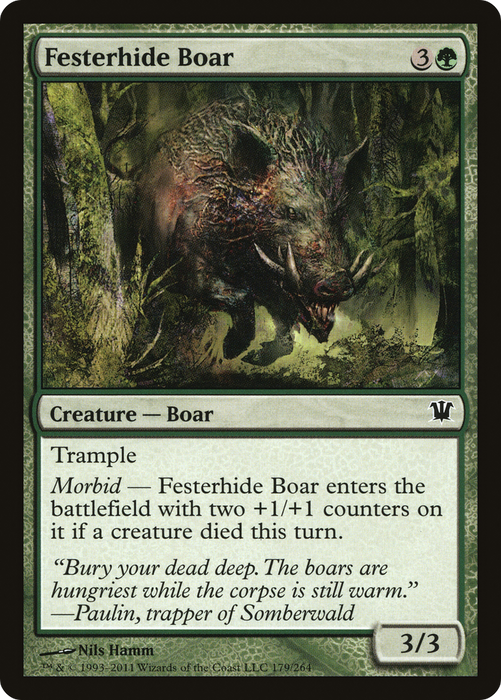 Festerhide Boar (ISD-179) - common - Foil