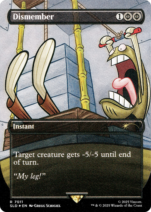 Dismember (7011) (Rainbow Foil) (SLD-7011) - rare - Foil