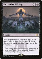 Patriarch's Bidding (MH2-275) - rare - Etched Foil