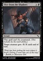 Slice from the Shadows (MKM-103) - common - Foil