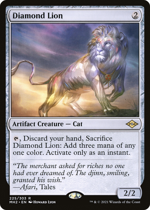 Diamond Lion (MH2-225) - rare - Foil