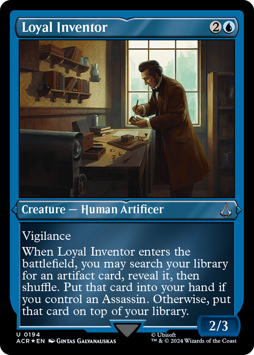 Loyal Inventor (ACR-194) - uncommon - Etched Foil