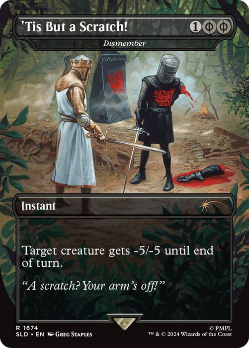 Dismember (SLD-1674) - rare / 'Tis But a Scratch! (Borderless) - Foil