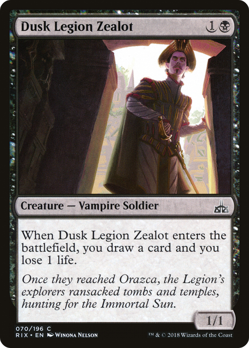 Dusk Legion Zealot (RIX-070) - common