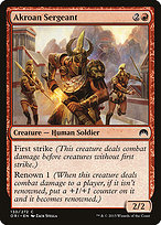 Akroan Sergeant (ORI-130) - common - Foil
