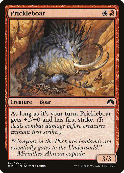 Prickleboar (ORI-158) - common - Foil