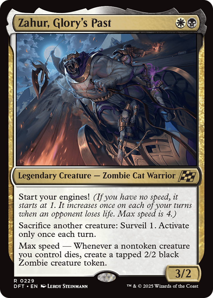 Zahur, Glory's Past (DFT-229) - rare - Foil