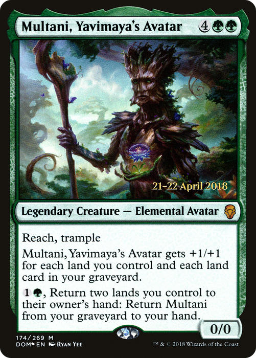 Multani, Yavimaya's Avatar (PRE-174S) - mythic - Foil