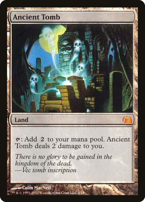 Ancient Tomb (V12-001) - mythic - Foil