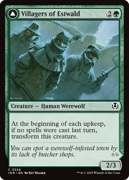 Villagers of Estwald // Howlpack of Estwald (INR-224) - common