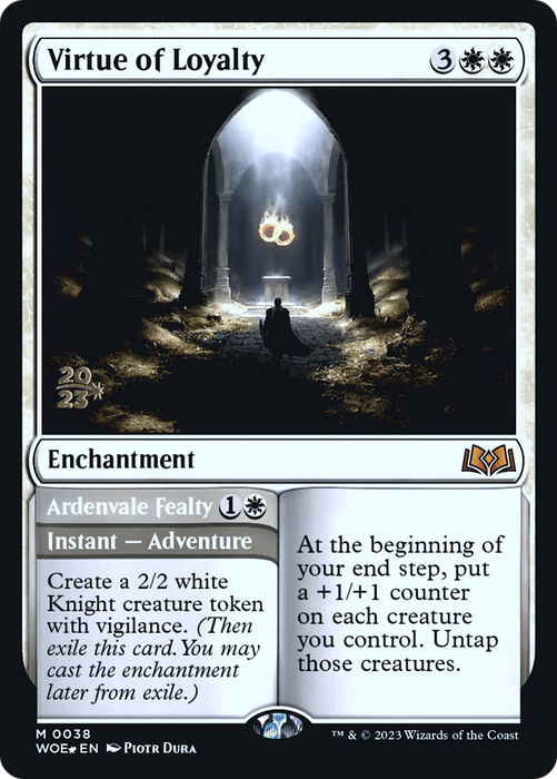 Virtue of Loyalty // Ardenvale Fealty (PRE-38S) - mythic - Foil