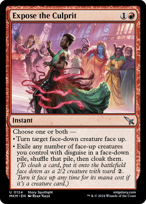 Expose the Culprit (MKM-124) - uncommon - Foil