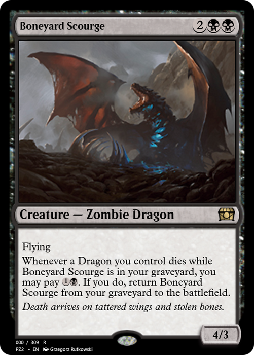 Boneyard Scourge (PZ2-65687) - rare - Foil
