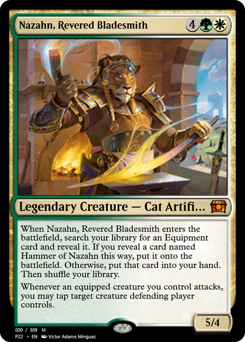 Nazahn, Revered Bladesmith (PZ2-65771) - mythic - Foil