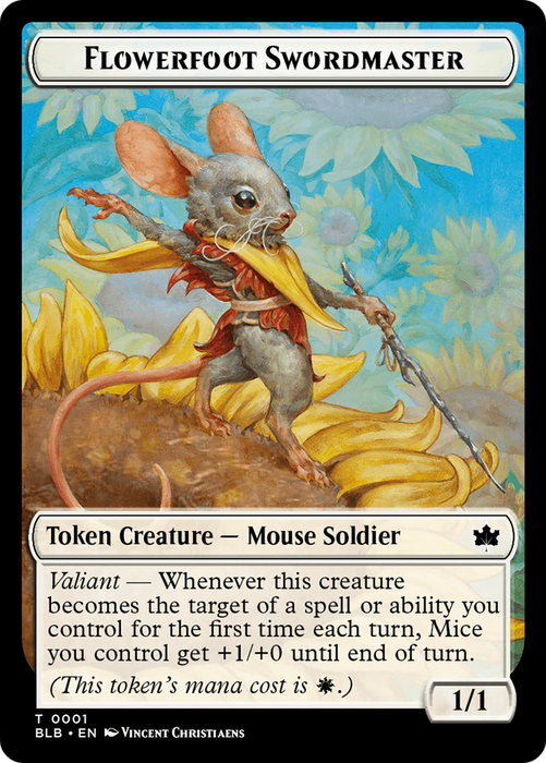 Flowerfoot Swordmaster (BLB-001) - common - Foil