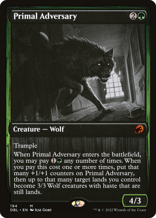 Primal Adversary (DBL-194) - mythic