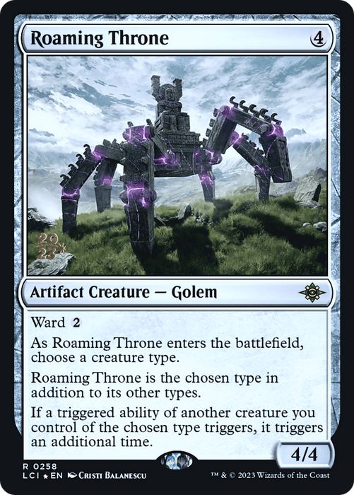 Roaming Throne (PRE-258S) - rare - Foil
