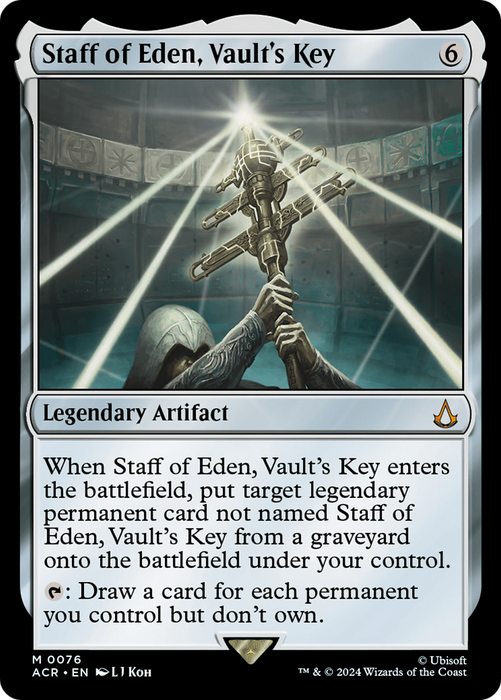 Staff of Eden, Vault's Key (ACR-076) - mythic - Foil