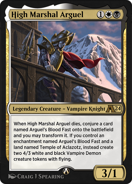 High Marshal Arguel (YLCI-024) - rare