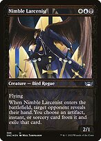 Nimble Larcenist (SNC-386) - uncommon: (Showcase) - Foil