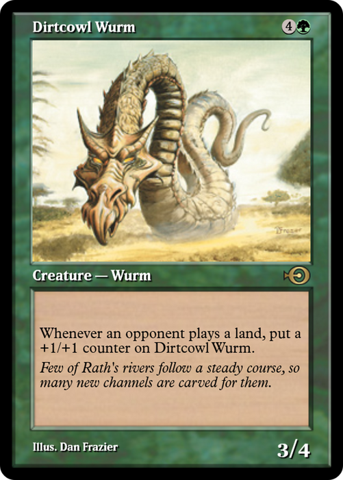 Dirtcowl Wurm (PRM-32190) - rare - Foil