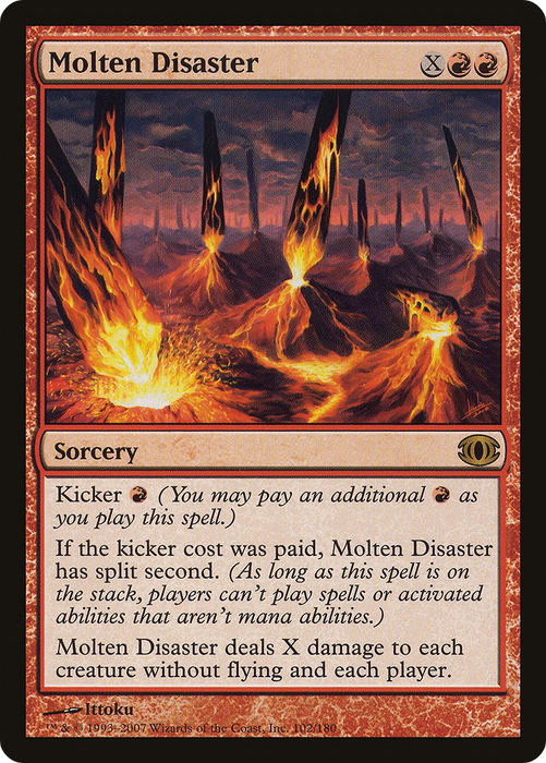 Molten Disaster (FUT-102) - rare - Foil