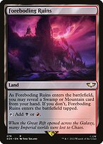 Foreboding Ruins (40K-279) - rare