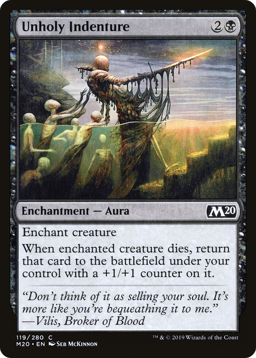 Unholy Indenture (M20-119) - common - Foil