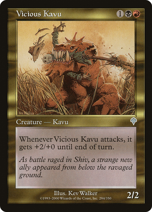 Vicious Kavu (INV-284) - uncommon - Foil