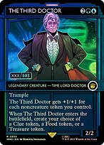 The Third Doctor (WHO-554Z) - rare: (Showcase) (Borderless) - Foil