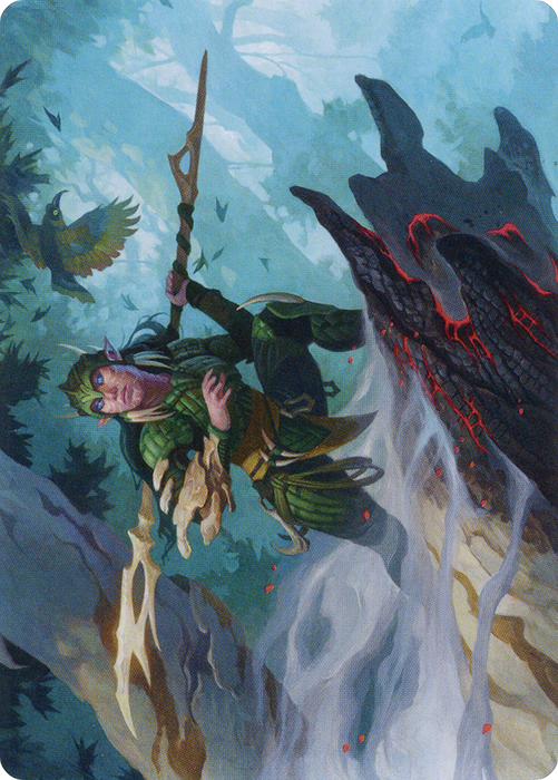 Gwenna, Eyes of Gaea // Gwenna, Eyes of Gaea (ABRO-025) - common (Borderless) - Foil