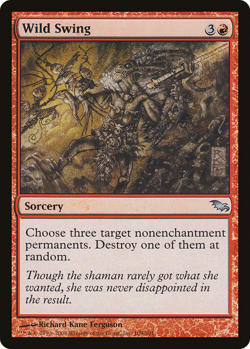 Wild Swing (SHM-108) - uncommon - Foil