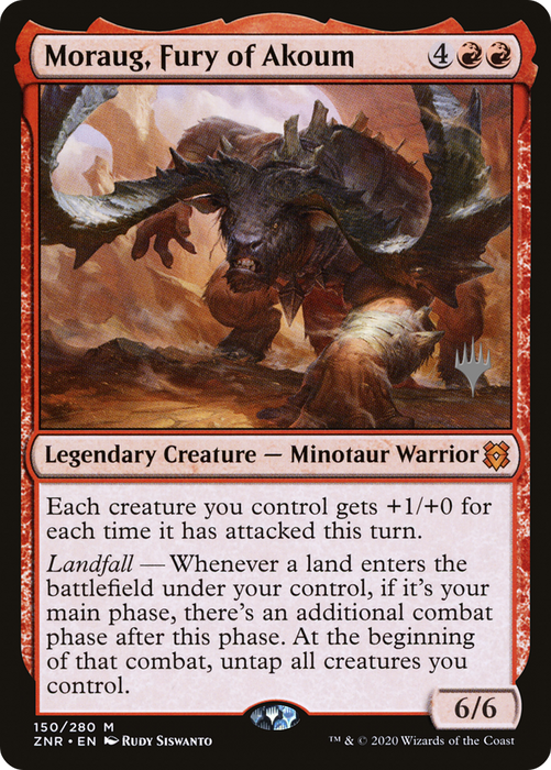 Moraug, Fury of Akoum (PPZNR-150P) - mythic
