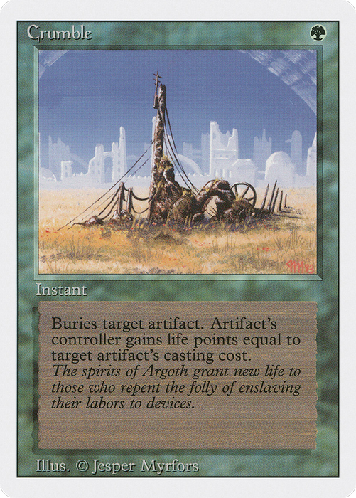 Crumble (3ED-191) - uncommon
