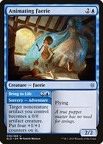 Animating Faerie // Bring to Life (ELD-038) - uncommon - Foil