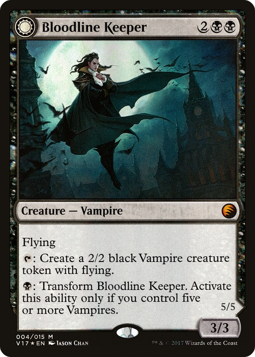 Bloodline Keeper // Lord of Lineage (V17-004) - mythic: (Double Faced Transform) - Foil