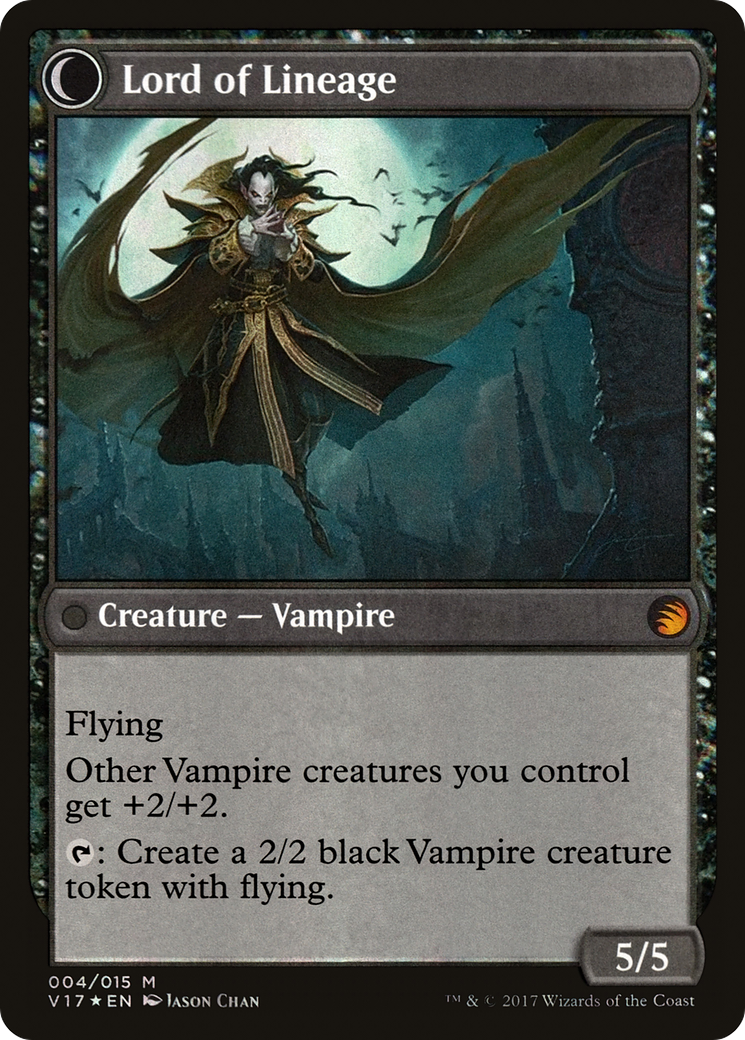 Bloodline Keeper // Lord of Lineage (V17-004) - mythic: (Double Faced Transform) - Foil