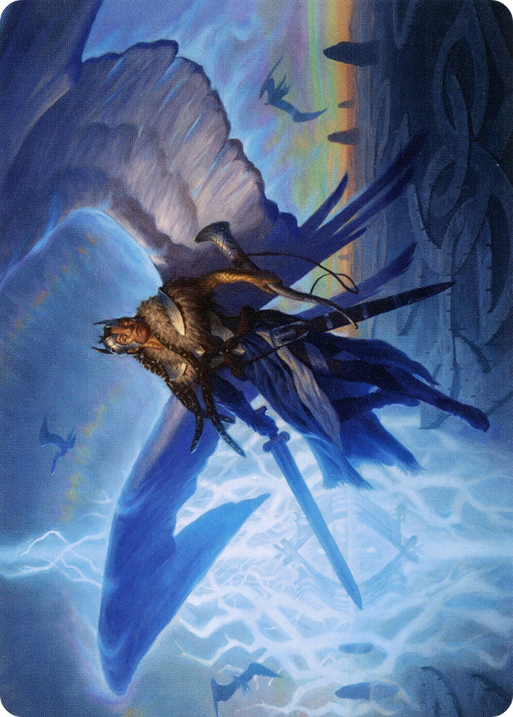 Righteous Valkyrie // Righteous Valkyrie (AKHM-006) - common (Borderless) - Foil
