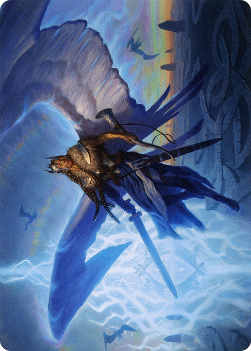 Righteous Valkyrie // Righteous Valkyrie (AKHM-006) - common (Borderless) - Foil