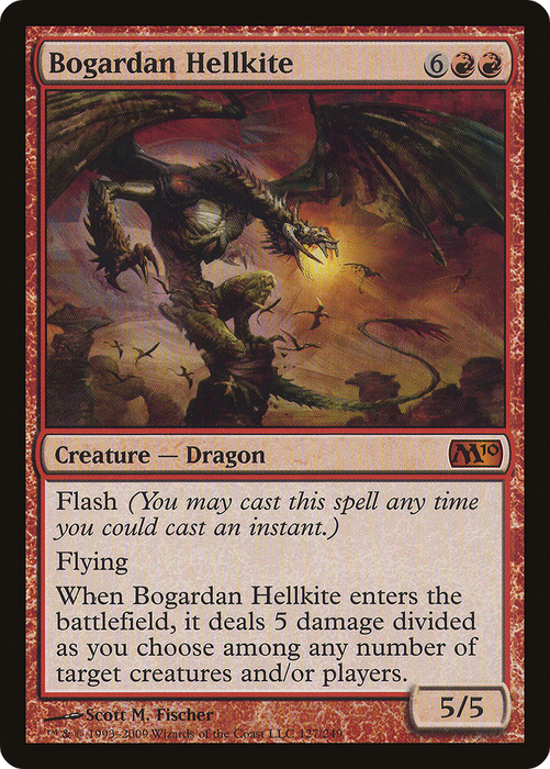 Bogardan Hellkite (M10-127) - mythic