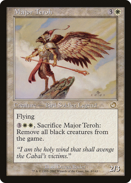 Major Teroh (TOR-008) - rare - Foil