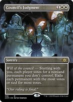 Council's Judgment (2XM-336) - rare (Borderless) - Foil