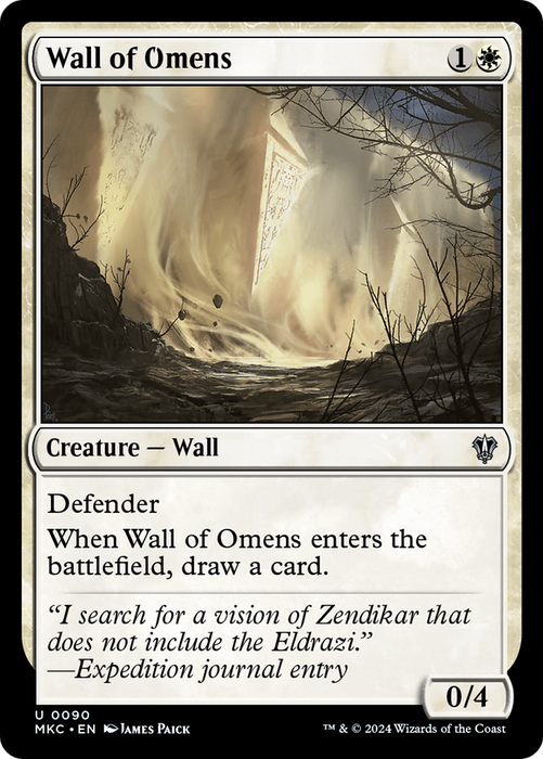 Wall of Omens (MKC-090) - uncommon