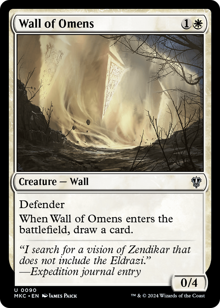 Wall of Omens (MKC-090) - uncommon